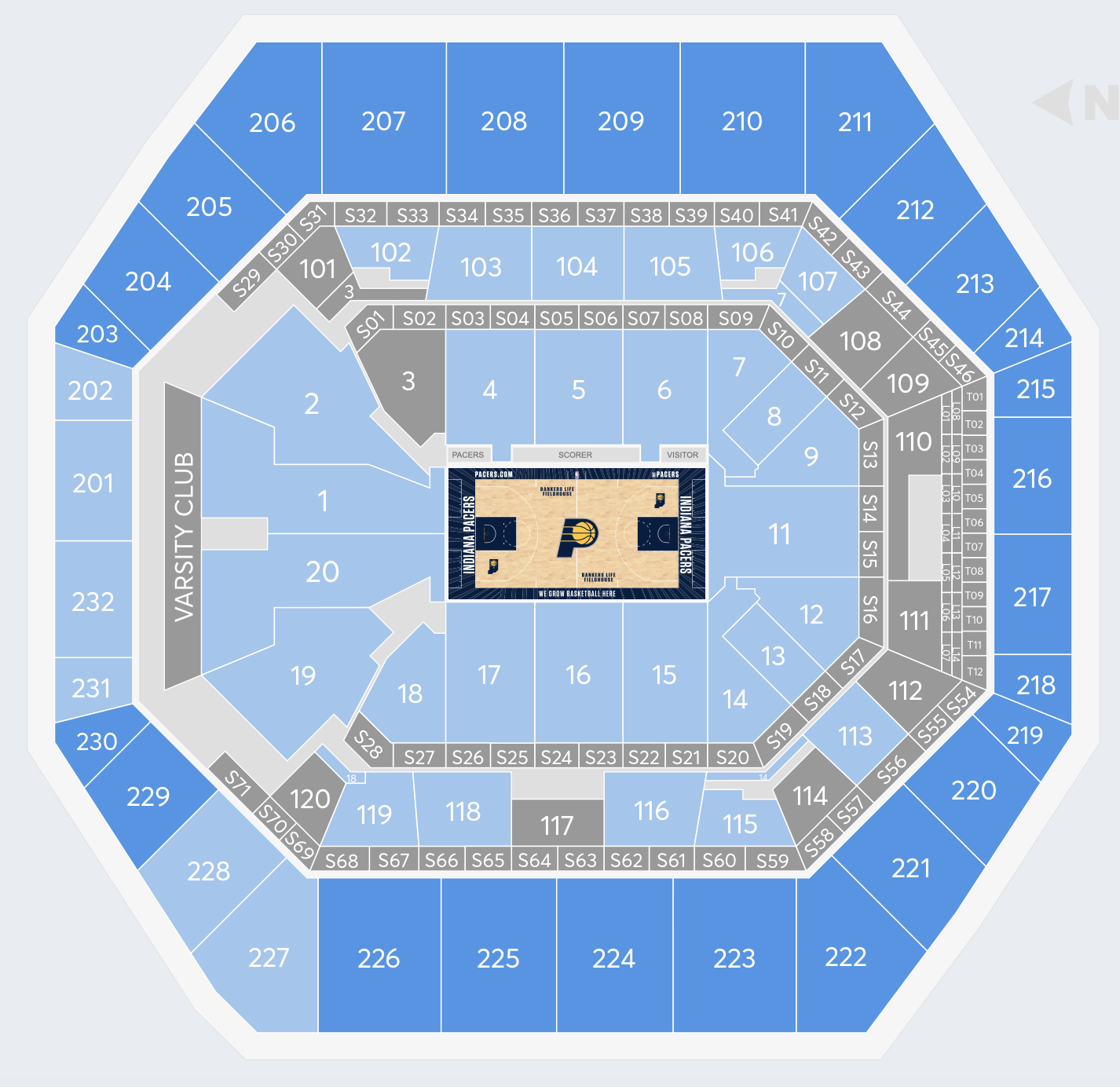 Bankers Life Fieldhouse Seating Chart For Concerts Elcho Table